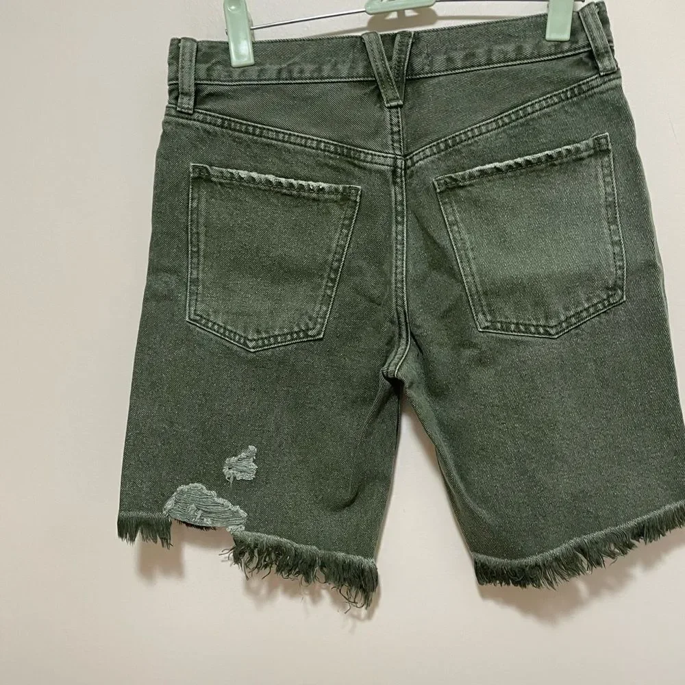 New We The Free Denim Bermuda Shorts Free People Women Size 24